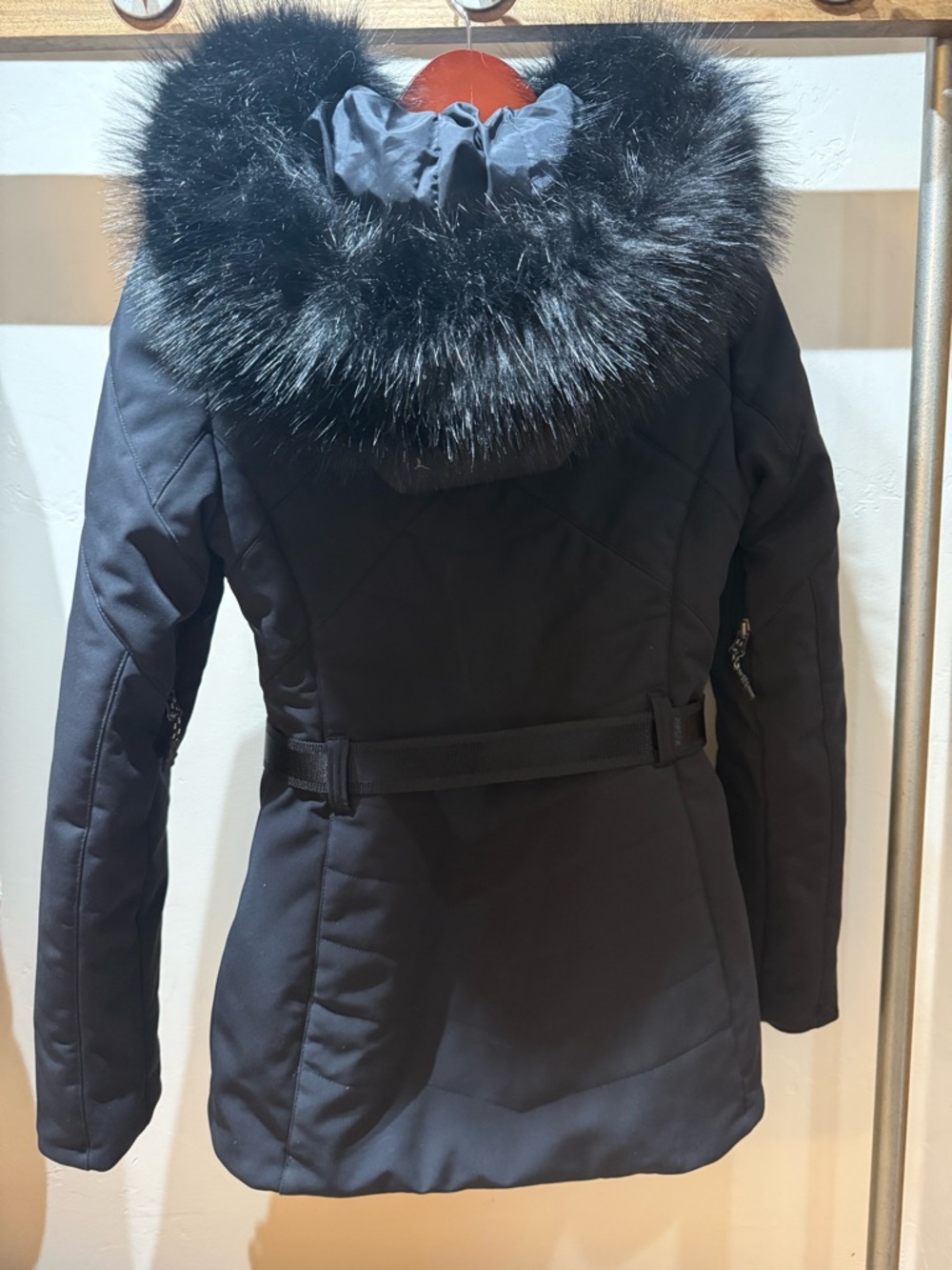 Sweaty Betty Black Belted Ski Jacket and Pants set - Picture 7 of 12